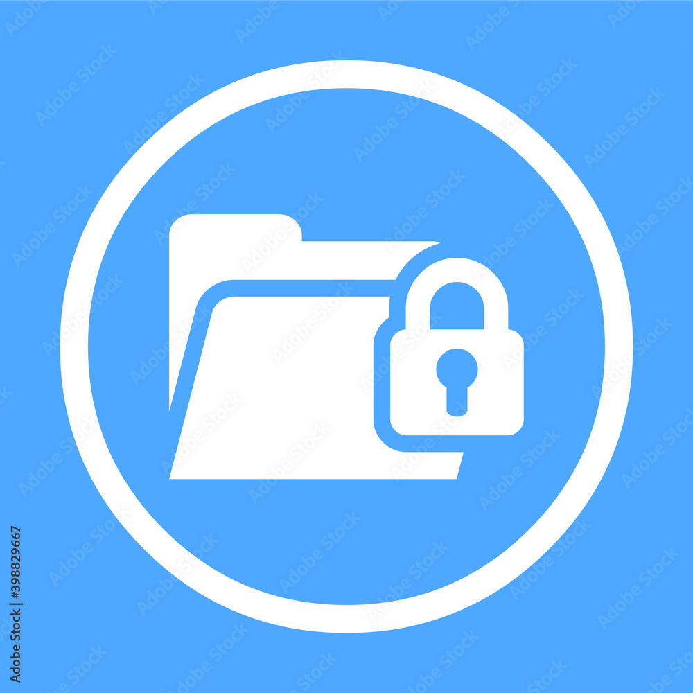 Folder safety icon vector Folder safety sign EPS10 Folder safety icon vector Folder safety sign EPS10