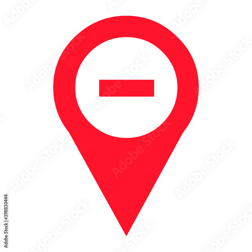 Location icon vector location sign EPS10