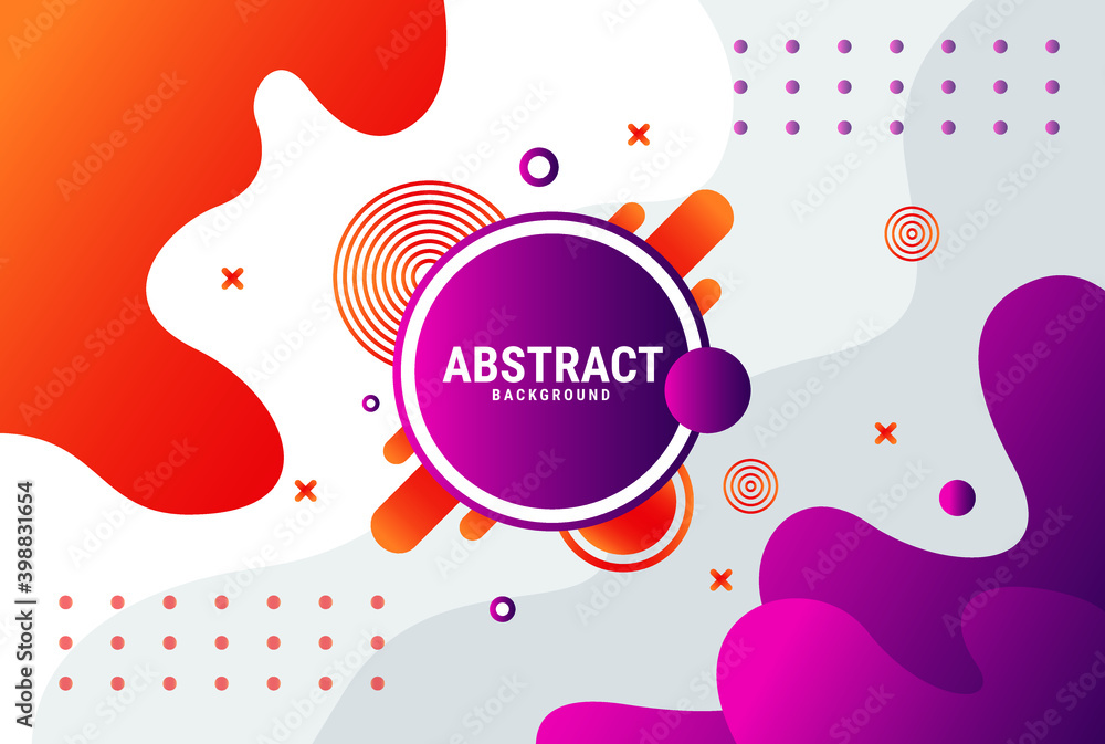 Modern background of abstract shapes