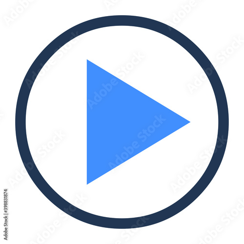 Free Download Play icon vector play button EPS10 - GFXLoad
