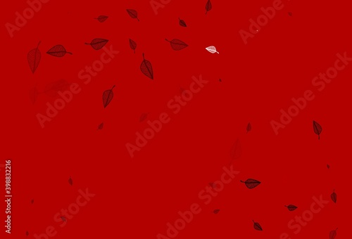 Light Red vector sketch template.