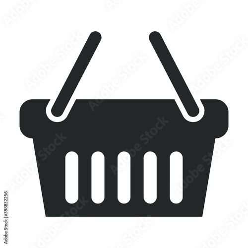 Shopping basket vector icon EPS10