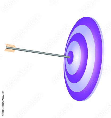 Target vector illustration course objective EPS10