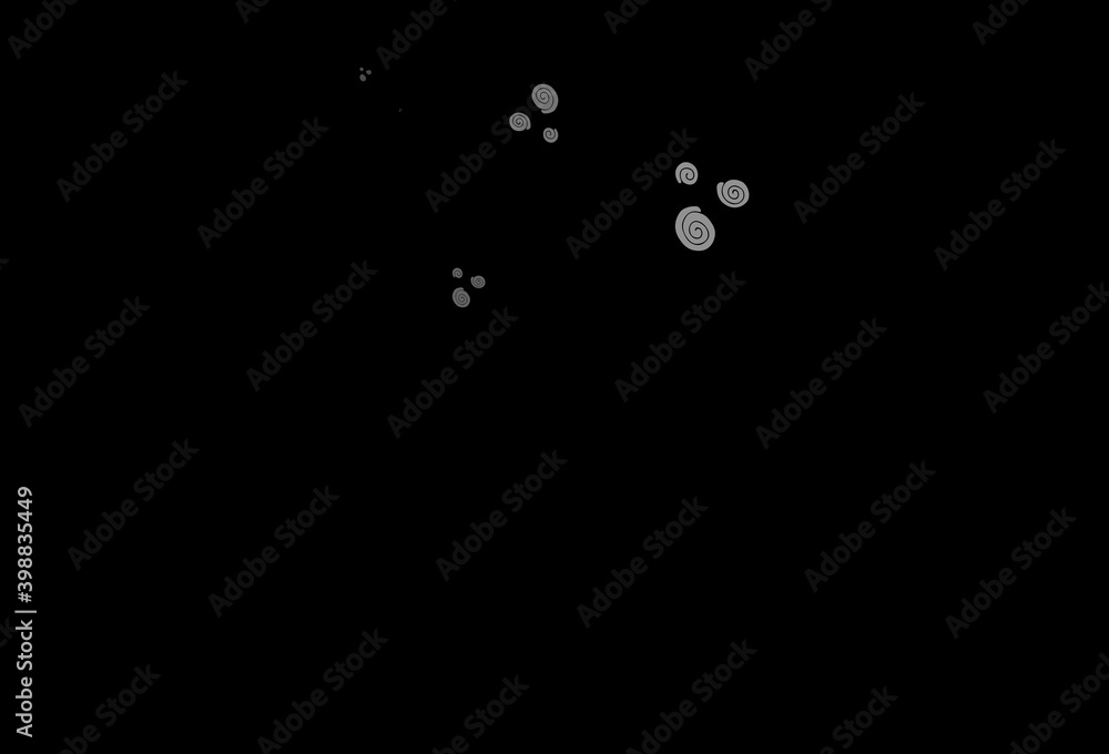 Dark Black vector background with bubble shapes. Dark Black vector background with bubble shapes.
