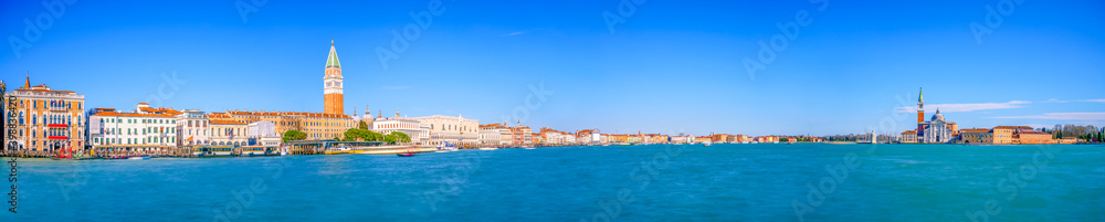 Panorama of San Marco and San Giorgio Maggiore in Venice