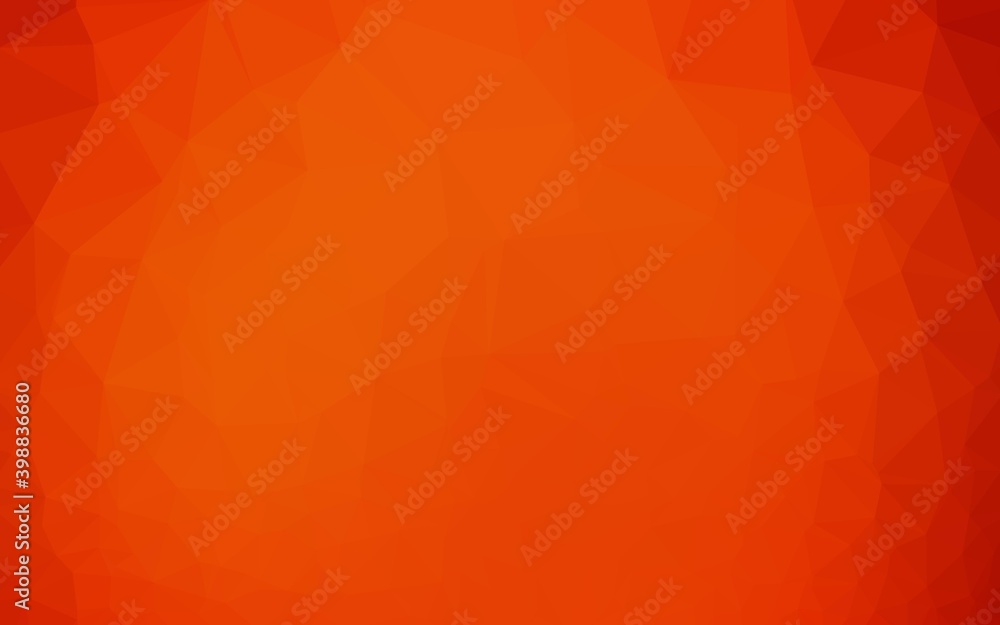 Light Orange vector triangle mosaic template. Shining illustration, which consist of triangles. Completely new design for your business. Light Orange vector triangle mosaic template. Shining illustration, which consist of triangles. Completely new design for your business.