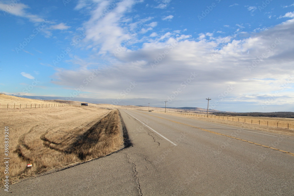 Clouds Over The Highway, Alberta