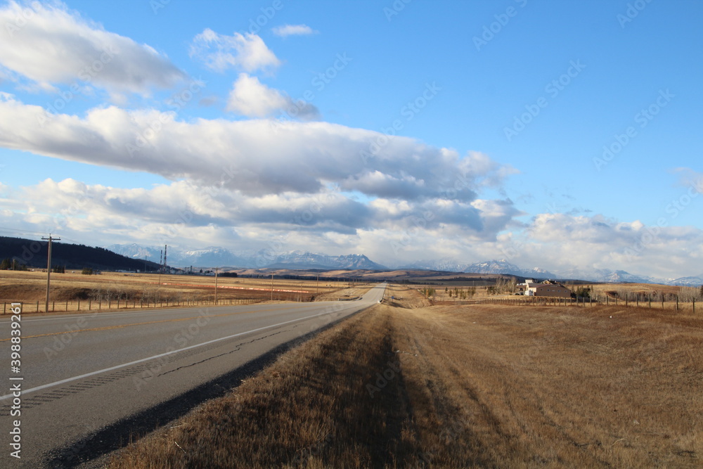 Warm December On The Highway, Alberta