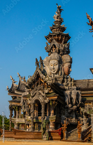 The Sanctuary of Truth Pattaya district Chonburi Thailand Asia