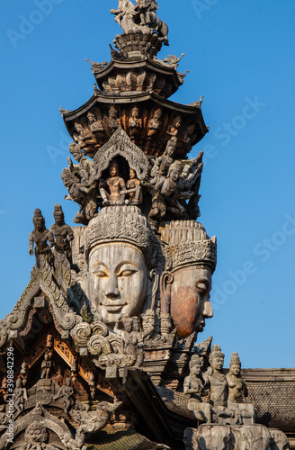 The Sanctuary of Truth Pattaya district Chonburi Thailand Asia © Willi