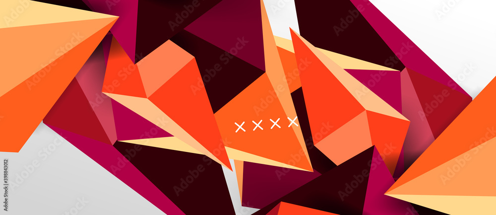 3d low poly abstract shape background vector illustration 3d low poly abstract shape background vector illustration