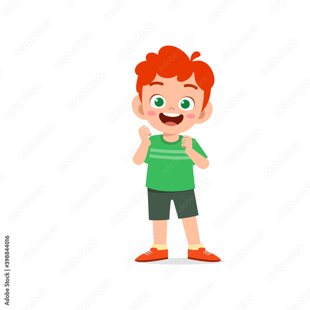 cute little kid boy show happy and friendly pose expression cute little kid boy show happy and friendly pose expression