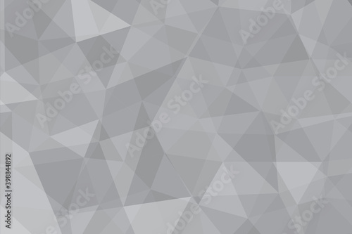 Fototapeta Naklejka Na Ścianę i Meble -  pattern of gray geometric shapes with light middle abstract background