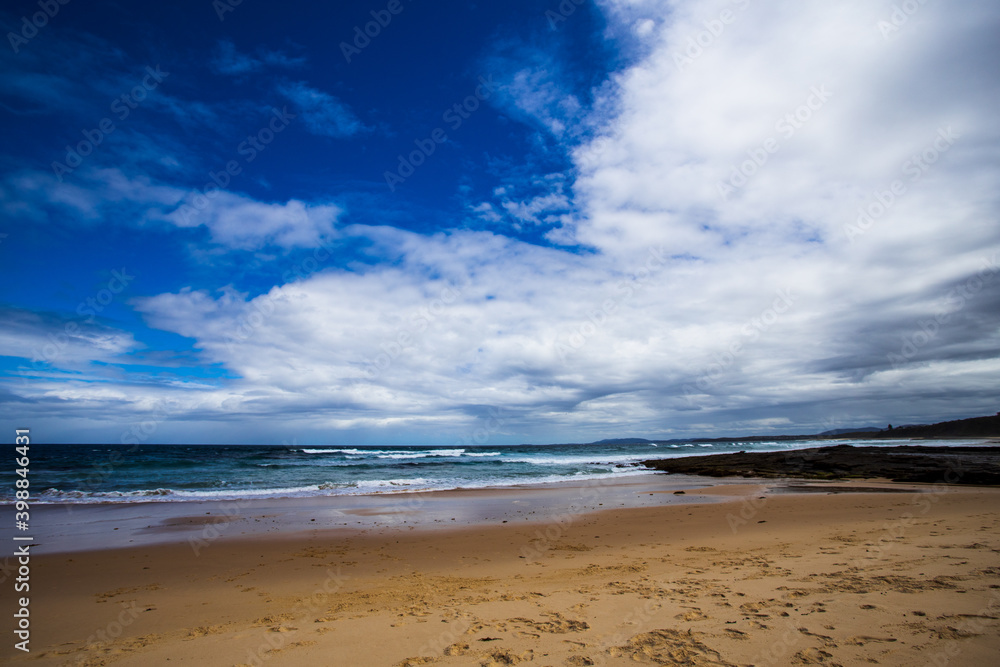 blue sky on a beach blue sky on a beach