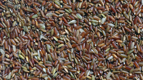 Organic red-brown rice