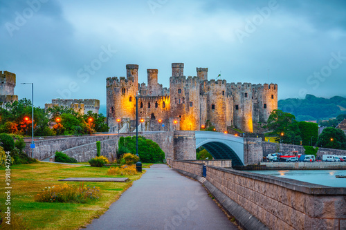 Conwy Castle in Wales, UK photo