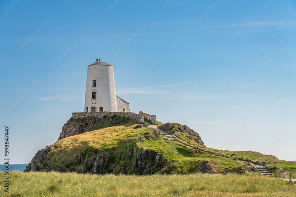 Ty Mawr Lighthouse on Llanddwyn Island in North Wales