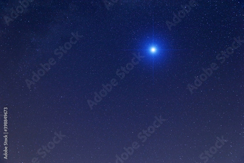 Milky Way stars and starry skies photographed with long exposure.