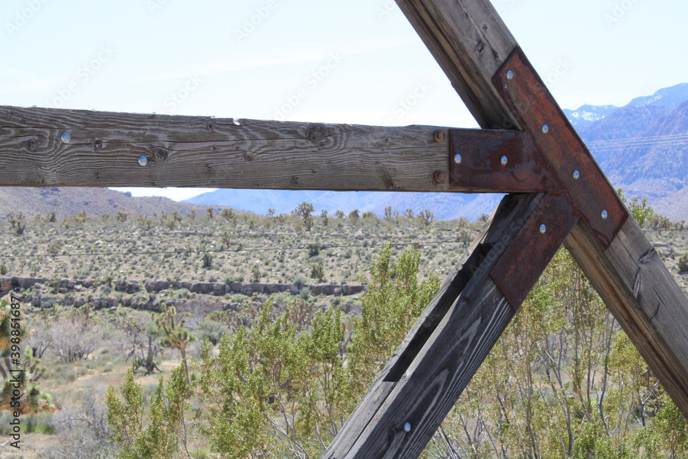Fototapeta premium old wooden fence