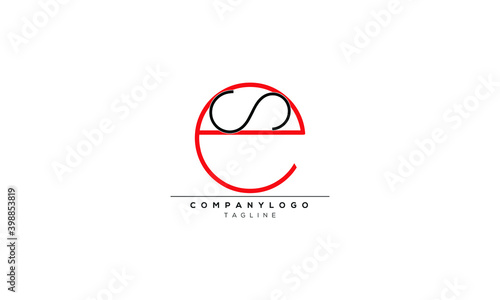 se Abstract initial monogram letter alphabet logo design