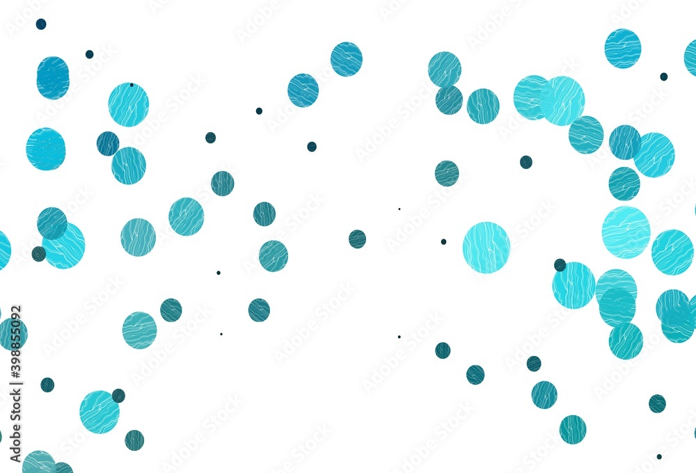 Light blue vector template with circles. Light blue vector template with circles.