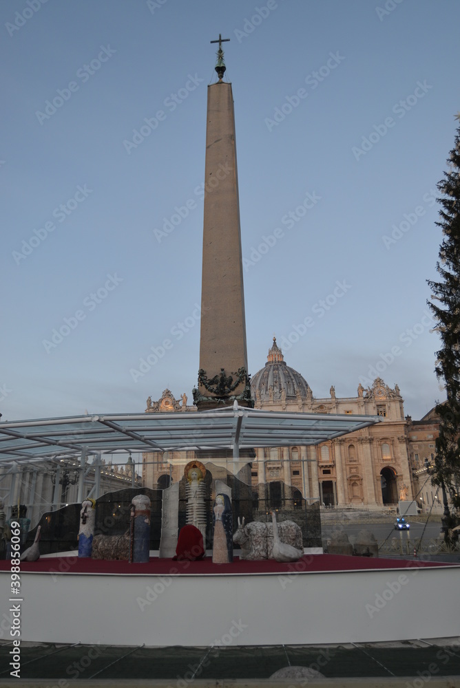 Presepe San Pietro Roma Vaticano Albero Natale 2020