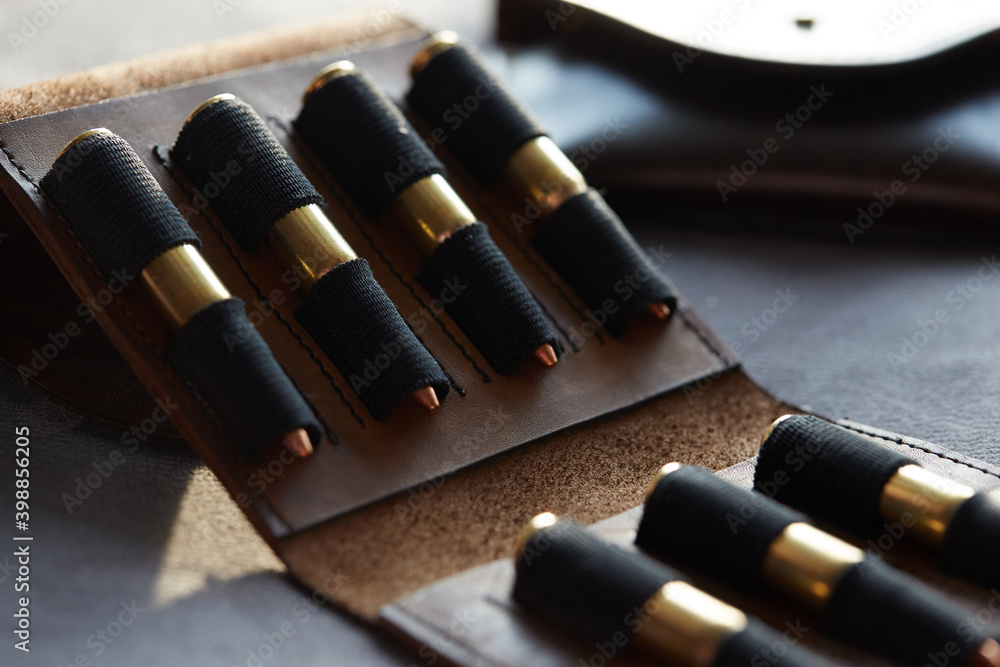 cartridges for a hunting rifle. carbine. clip cartridges for a hunting rifle. carbine. clip