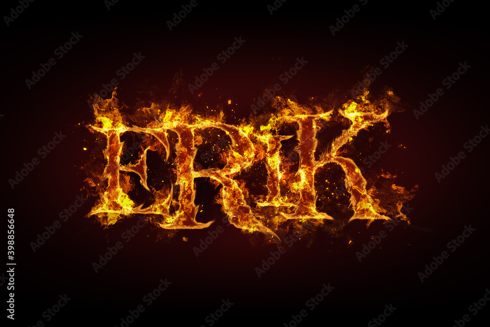 Erik name made of fire and flames Erik name made of fire and flames