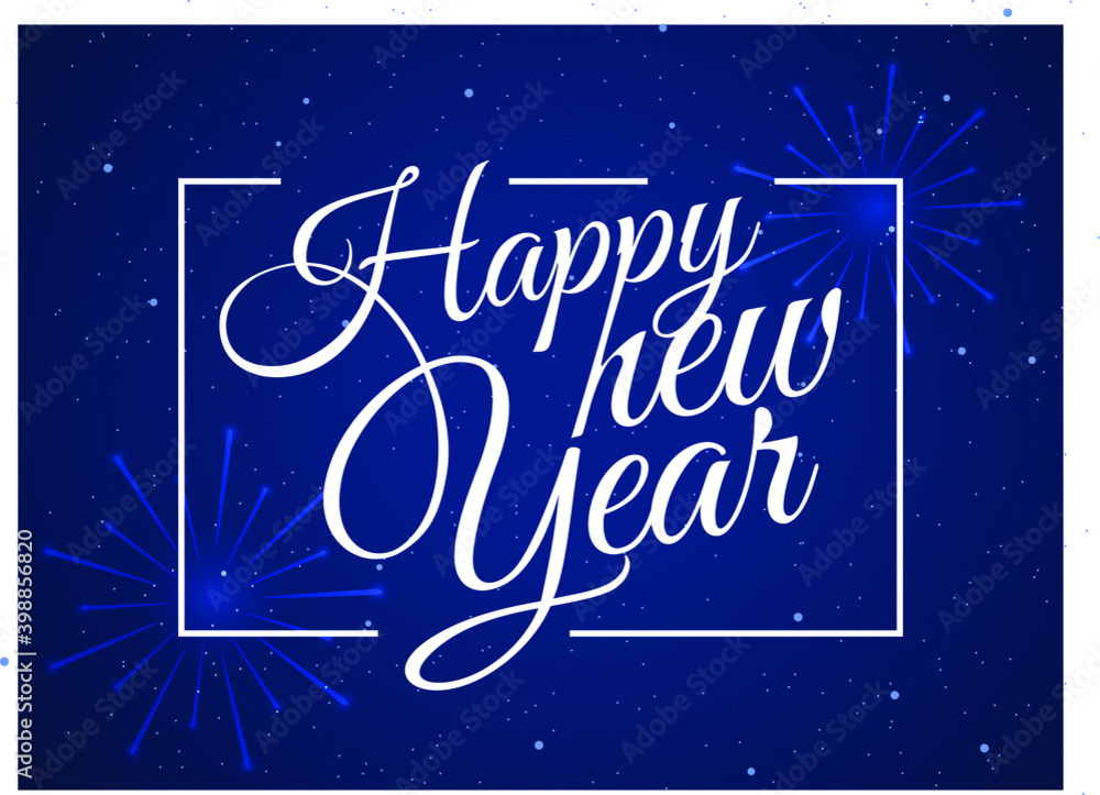 High Quality Happy New Year on Gradient Background . Isolated Vector Elements High Quality Happy New Year on Gradient Background . Isolated Vector Elements