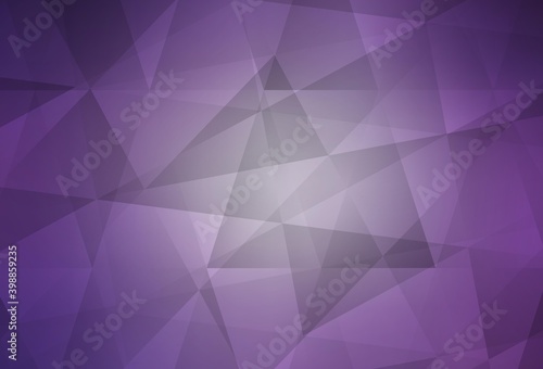 Light Purple vector polygonal pattern.