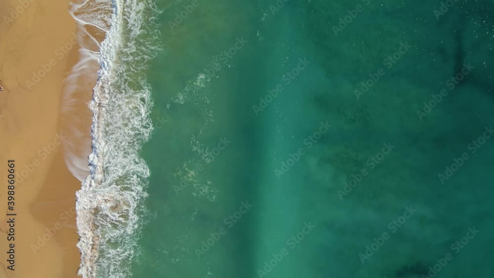 aerial image with drone of lloret de mar virgin beach with green vegetation in mediterranean sea turquoise water overhead view aerial image with drone of lloret de mar virgin beach with green vegetation in mediterranean sea turquoise water overhead view
