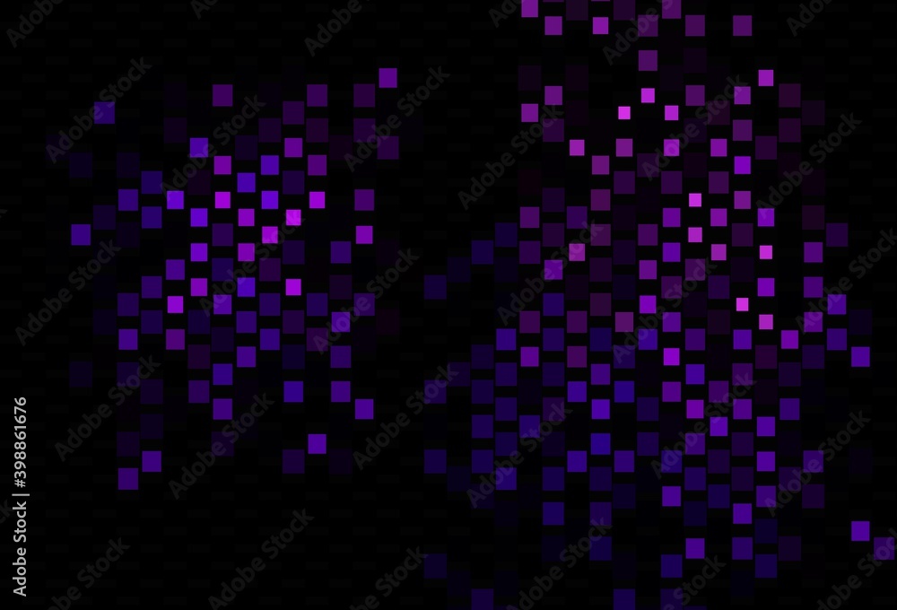 Dark Purple vector template with square style.