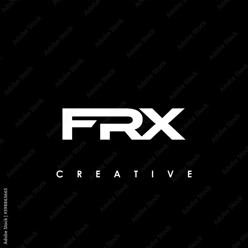 Fototapeta premium FRX Letter Initial Logo Design Template Vector Illustration