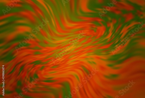Light Orange vector blurred shine abstract background. Shining colored illustration in smart style. Completely new design for your business.