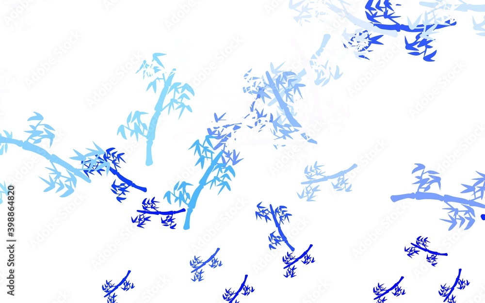 Light BLUE vector elegant wallpaper with branches. Light BLUE vector elegant wallpaper with branches.
