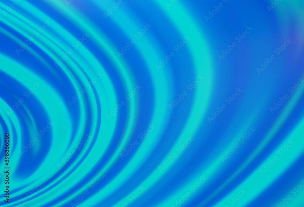 Light BLUE vector pattern with liquid shapes. Light BLUE vector pattern with liquid shapes.