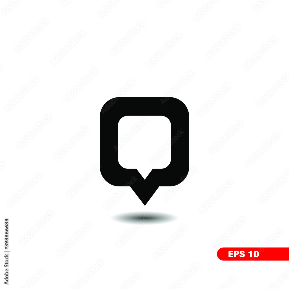 Square Location Icon Symbol. Square Location Icon Vector. Square Location Icon Symbol. Square Location Icon Vector.