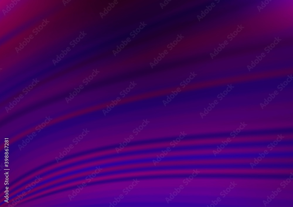 Obraz premium Dark Purple vector blur pattern. Colorful illustration in blurry style with gradient. Brand new design for your business.