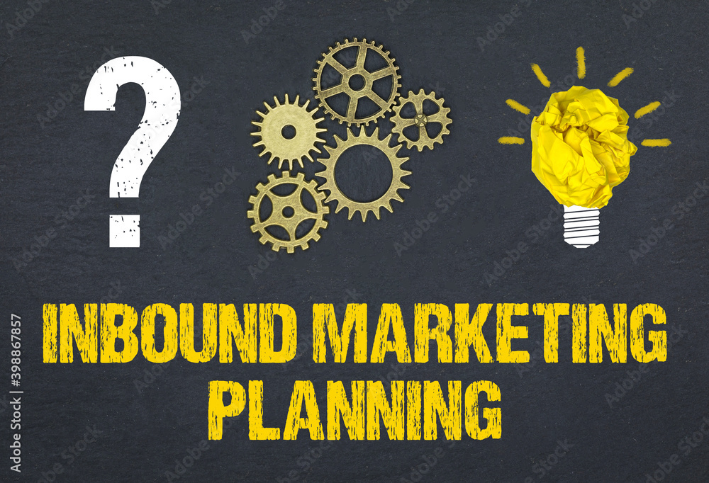Obraz premium Inbound Marketing Planning