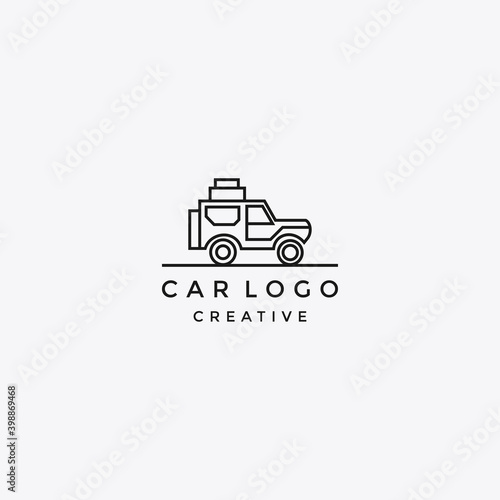 car vector logo design graphic 