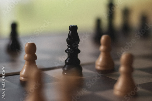 chess pieces on a chessboard