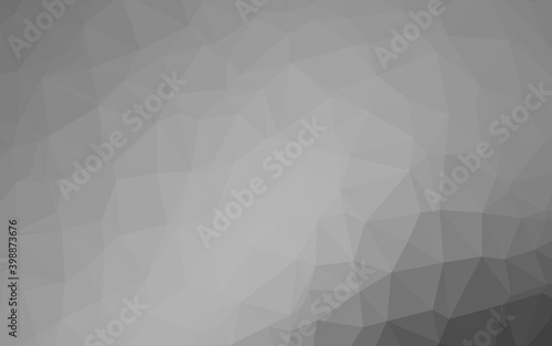 Fototapeta Naklejka Na Ścianę i Meble -  Light Silver, Gray vector polygon abstract backdrop. Colorful illustration in Origami style with gradient.  New texture for your design.