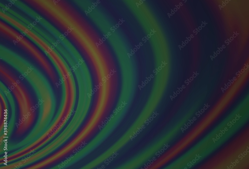 Obraz premium Dark Black vector background with lamp shapes.