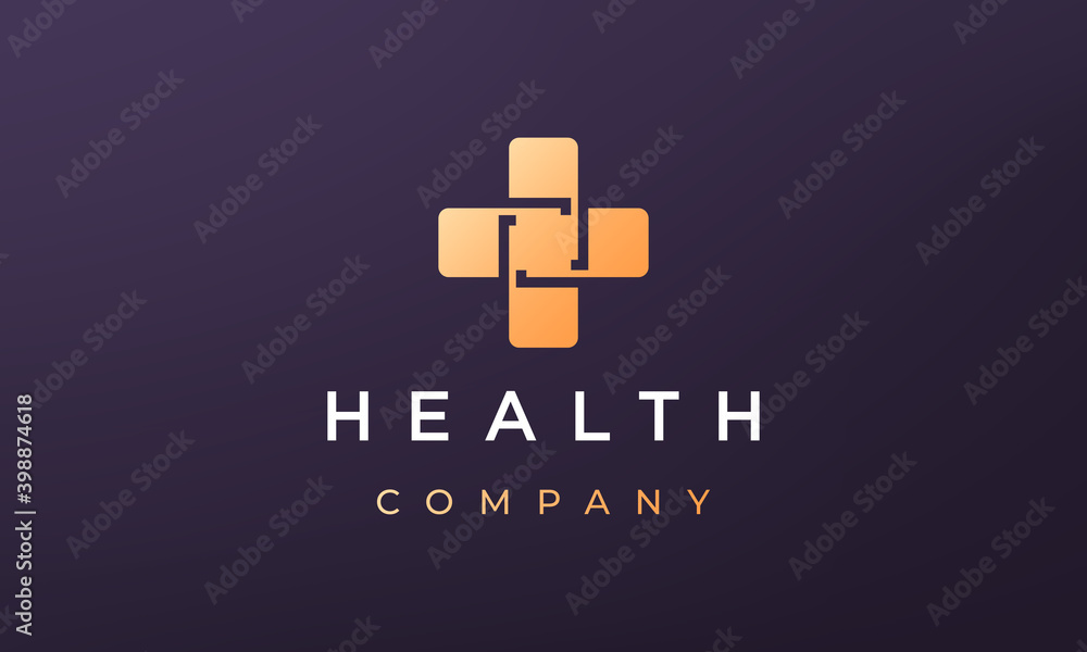 minimal medical logo concept in a modern style minimal medical logo concept in a modern style