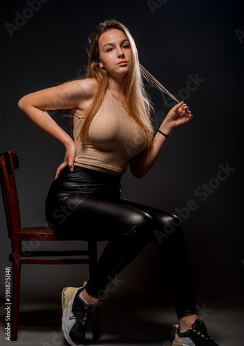 Modern fashion girl