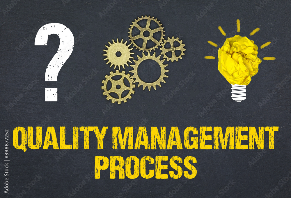 Obraz premium Quality Management Process
