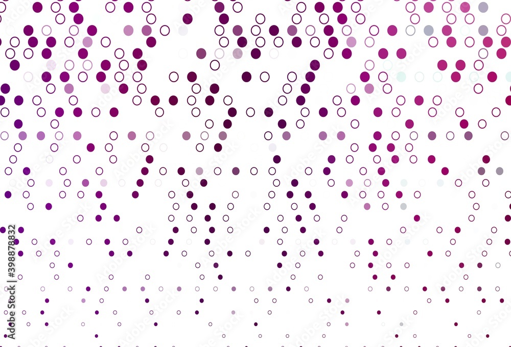 Light Purple vector pattern with spheres. Light Purple vector pattern with spheres.