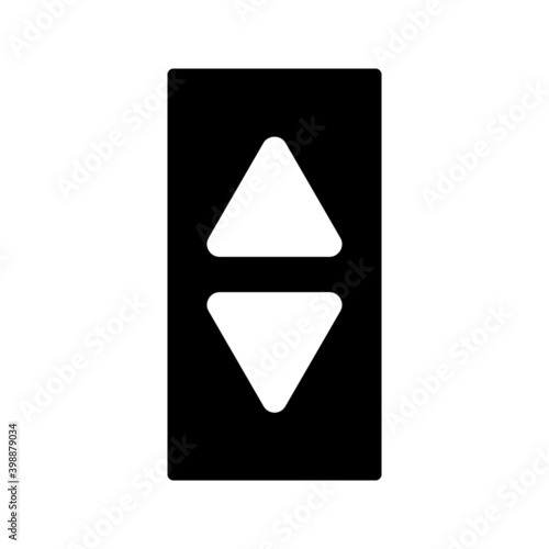 Free Download Lift Button Icon,Vector Illustration on white backround - GFXLoad