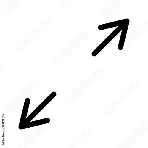 Creative Exchange icon in trendy flat style on white background
