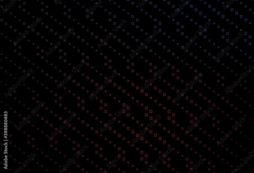 Dark Blue, Red vector template with square style. Dark Blue, Red vector template with square style.
